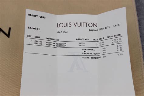 lv original receipt|authentic louis vuitton receipt.